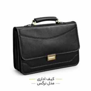 کیف اداری مدل نرگس چرم گاوی